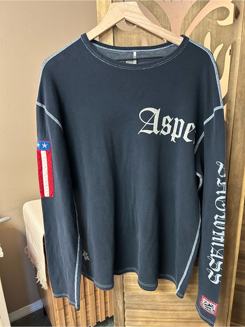Men's Alp N Rock Aspen/Snowmass Long Sleeve Patches Crewneck